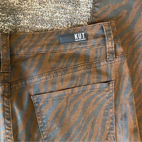 KUT Fab Ab Toothpick Skinny Animal Print Jean - Picture 7 of 12